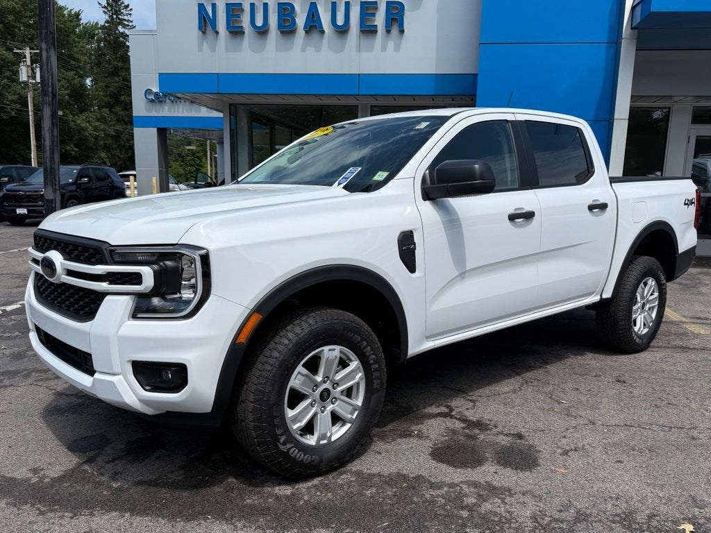 2025 Ford Ranger XL in White — front three-quarter view