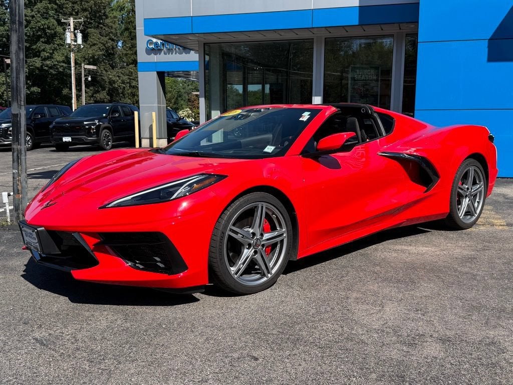 2026 Chevrolet Corvette Stingray 2LT in Torch Red — front three-quarter view
