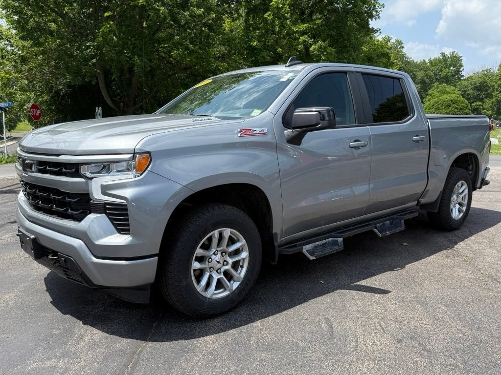 2024 Chevrolet Silverado 1500 RST in Sterling Gray Metallic — front three-quarter view