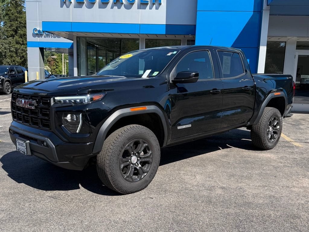 2023 GMC Canyon Elevation in Onyx Black — front three-quarter view